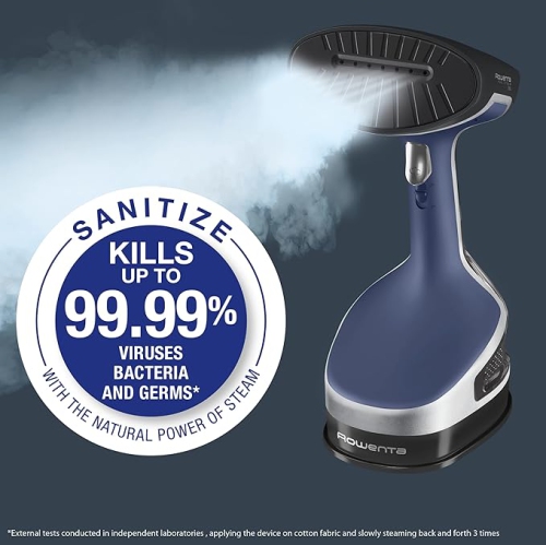 Rowenta Hand Steamer for Clothes, X-Cel Handheld Steamer, 25-Second Heat-Up, Powerful Steam, Long Cord, 1875W Clothes Steamer, Travel Must Have,