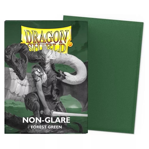 DRAGON SHIELD MATTE NON-GLARE FOREST GREEN 100ct