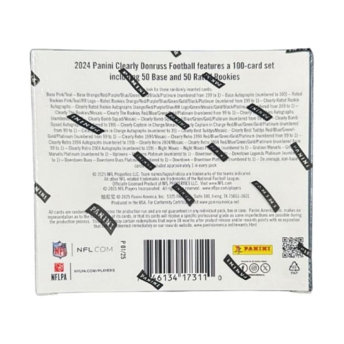 2024 PANINI DONRUSS CLEARLY FOOTBALL