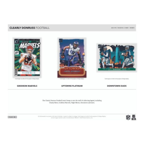 2024 PANINI DONRUSS CLEARLY FOOTBALL