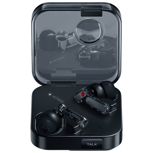 Écouteurs boutons 100 % sans fil à suppression du bruit Ear de Nothing - Noir - Partenaire de détail exclusif