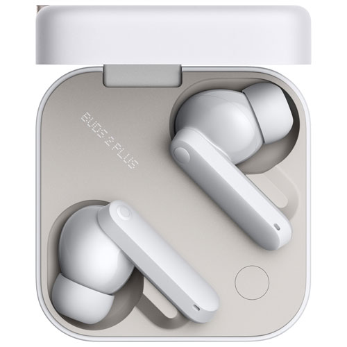 Nothing CMF Buds 2 Plus In-Ear Noise Cancelling True Wireless Earbuds - Light Grey - Exclusive Retail Partner