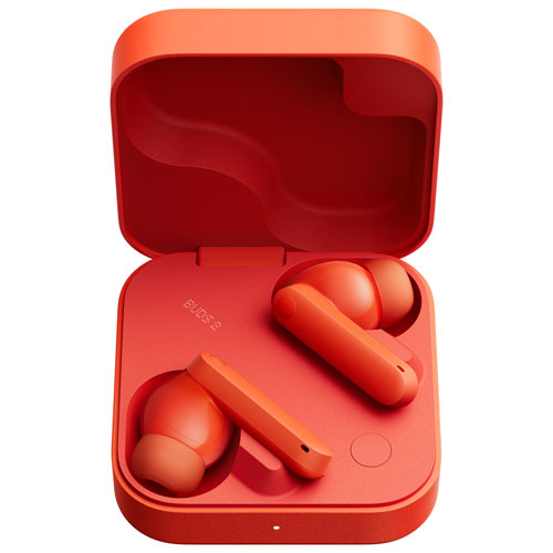 Écouteurs boutons 100 % sans fil à suppression du bruit CMF Buds 2 de Nothing - Orange - Partenaire de détail exclusif