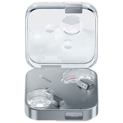 Écouteurs boutons 100 % sans fil à suppression du bruit Ear de Nothing - Blanc - Partenaire de détail exclusif