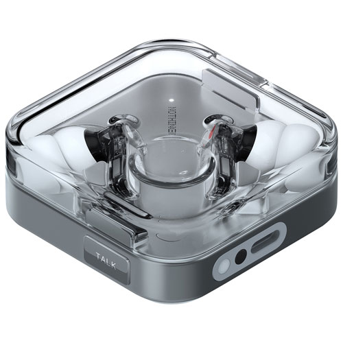 Écouteurs boutons 100 % sans fil à suppression du bruit Ear de Nothing - Blanc - Partenaire de détail exclusif