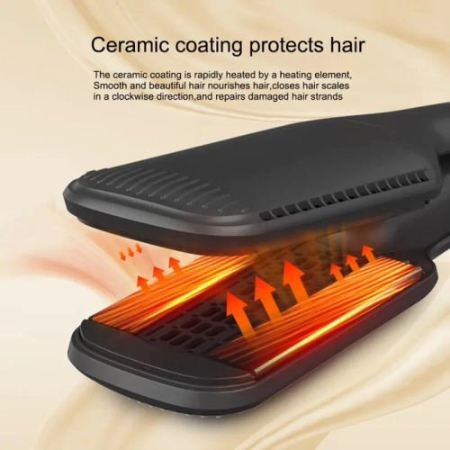 Hot Air Straightener Professional Flat iron for Straightening and Wet Hair Dryer Iron Two in One Styling Tools