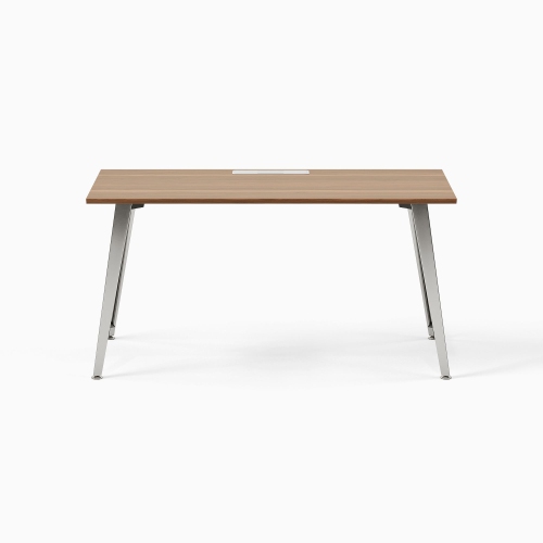 Bureau Branch de 48 po – Style moderne, surface de travail spacieuse, construction durable, gestion des câbles intégrée – Dessus en noyer/pattes