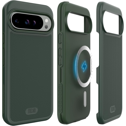 TUDIA MergeGrip for Google Pixel 9 Pro XL Case 2024 Magsafe Compatible - Pine Green