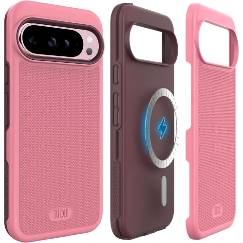 TUDIA MergeGrip for Google Pixel 9 Pro XL Case 2024 Magsafe Compatible - Smokey Pink