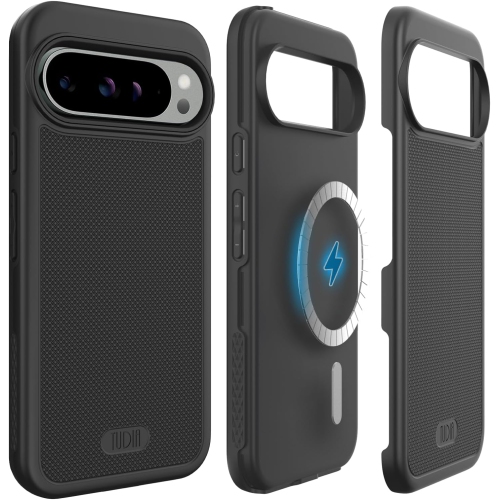 Étui MergeGrip de TUDIA pour Pixel 9 Pro XL de Google compatible avec MagSafe 2024 - Noir mat