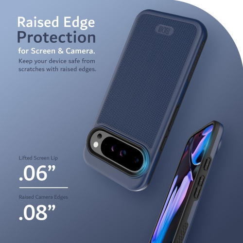TUDIA MergeGrip for Google Pixel 9 Pro XL Case 2024 Military Grade- Indigo Blue