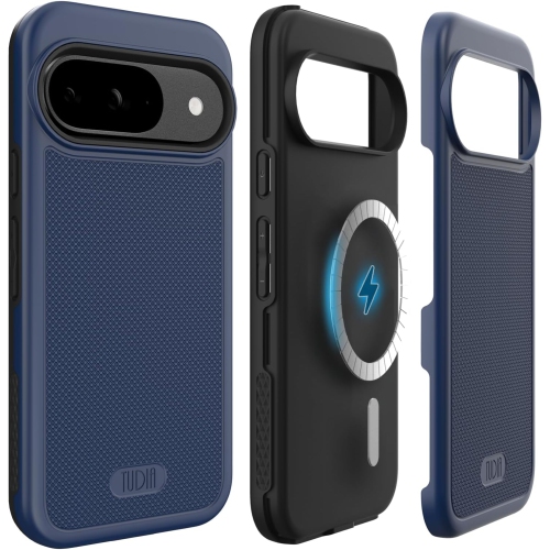 Étui MergeGrip de TUDIA pour Pixel 9 de Google et étui 9 Pro compatible avec MagSafe - Indigo