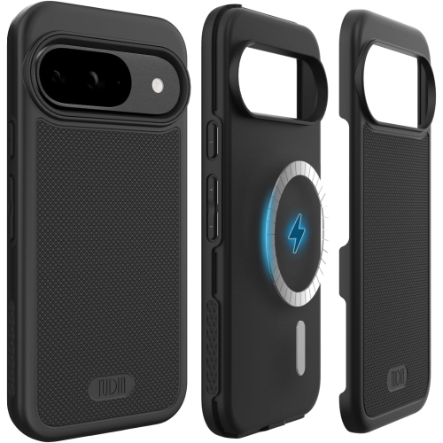 TUDIA MergeGrip for Google Pixel 9 Case and Pixel 9 Pro Case Magsafe Compatible - Matte Black