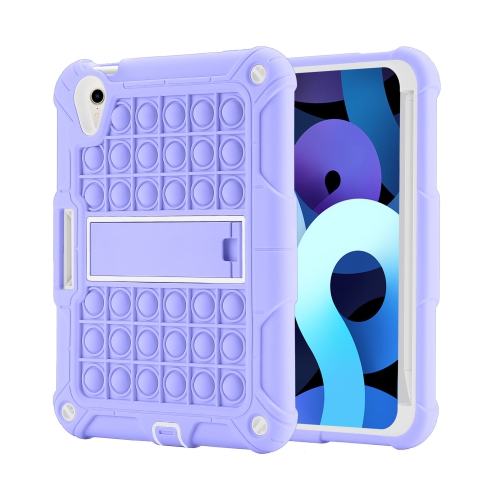 Suitable for iPad mini 6 protective cover 8.3 inch silicone rodent-killing pioneer tablet iPad protective case holder - purple