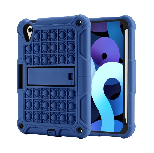 Suitable for iPad mini 6 protective cover 8.3 inch silicone rodent-killing pioneer tablet iPad protective case holder - blue