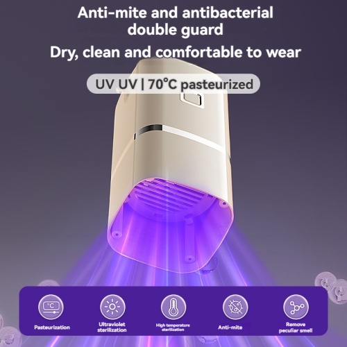 Portable Dryer | Folding Home and Travel Dryer | UV Sterilization + 70°C Pasteurization | 30-Minute Quick Dry | Suitable for Baby Clothes, Dorms, and