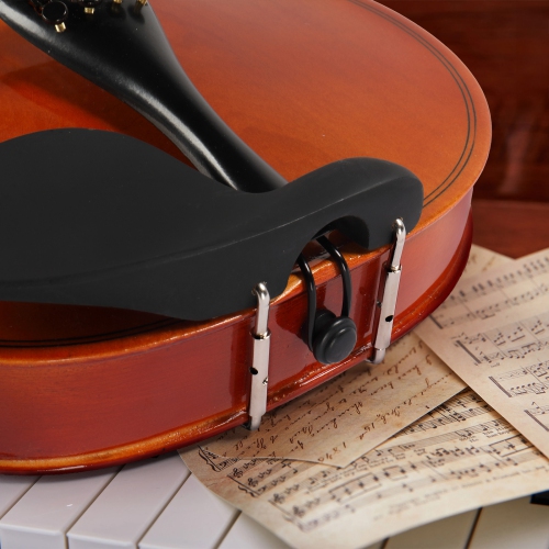 Nouveau étui de violon acoustique avec boucle de couleur rosine naturelle pour débutant de 4/4