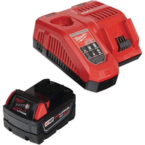 Milwaukee 48-59-1850 M18 18-Volt Lithium-Ion XC Starter Kit with 5.0Ah Battery and Charger