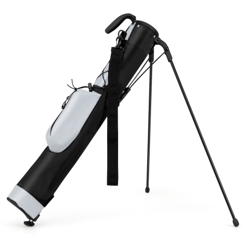Gymax Lightweight Golf Stand Bag Par 3 & Executive Courses Carry Bag Shoulder Strap