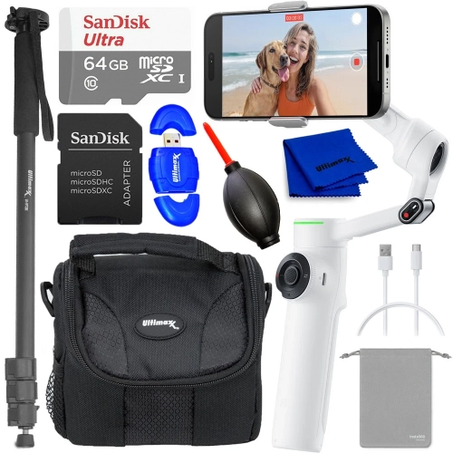 Insta360 Flow 2 Pro Smartphone Gimbal Stabilizer - 32GB Accessory Bundle
