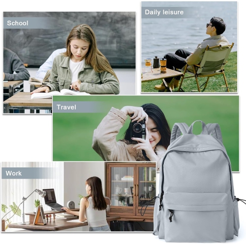 L Backpack Waterproof Laptop Backpack Work Backpack Lightweight Small Travel Backpack, A2-blue, Rucksack