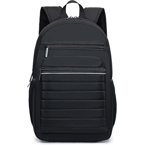 K Anti-Thief Travel Backpack for Men and Women, Backpack Purse for Women, Fashion Backpack, Casual Backpack for College(Carbon Black)