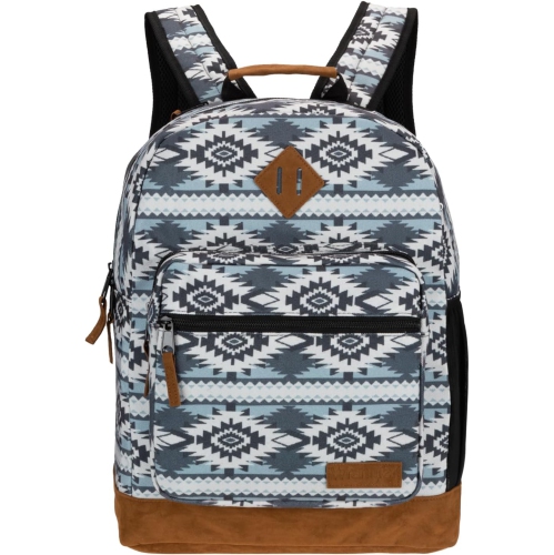 Yellowstone Sturdy Backpack for Travel Water Resistant Casual Daypack for Laptop Notebook, Grey, Classic