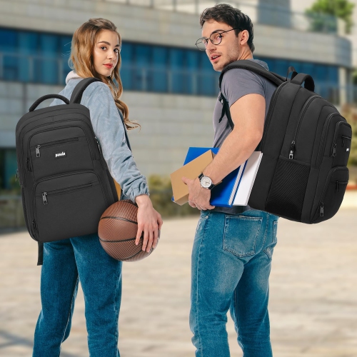 Laptop Backpack,School Backpack Large Bookbag with USB for High School College Students Office Business,Waterproof