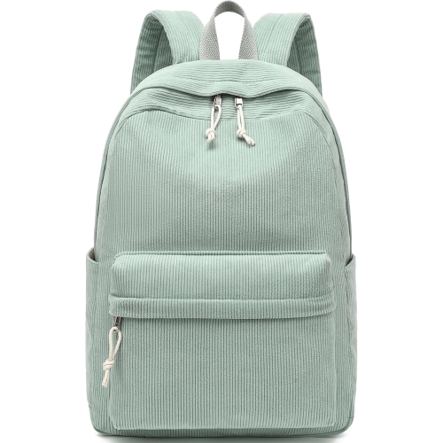 School Backpack Teen Girls Lightweight Bookbags Elementary Middle School College Back Pack Women Laptop Casual Daypacks, Light Green, School Backpack