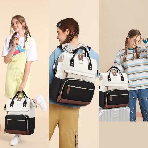 Backpack for Women 17 Inch Laptop Backpack Work Business Backpacks Purse Waterproof Computer College Carry on Backpacks Nurse Bag Backbag Casual