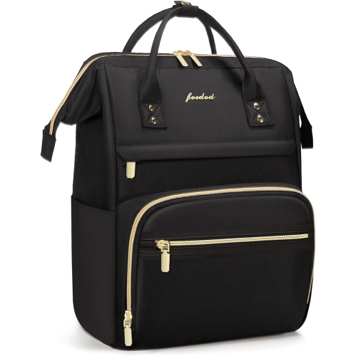 Women Laptop Backpack Teacher Bags: 17.3 Inch Nurse Computer Backpack with USB Port Work Bag Stylish Travel Daypack Bookbag Waterproof for Business