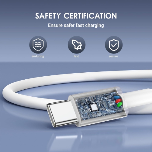 Paquet de 2 3 câbles de recharge pour iPhone 15 et 16; Câble USB-A à USB-C pour iPhone; Câble USB-C pour Samsung/iPad Pro/iPad Air Android; Câble de