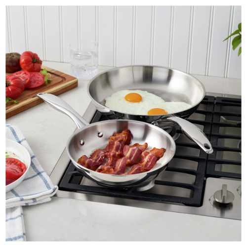 HENCKELS Aragon 2 Piece Stainless Steel Fry Pan Set