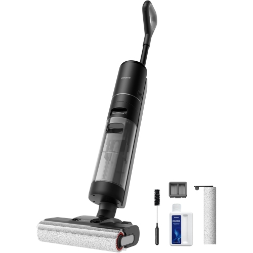 Dreame H12 Pro Mop Vacuum Combo for Hard Floors, Floor Washer with Smart Dirt Sensor, One-Step Edge to Edge Cleaning with Hot Air Drying,