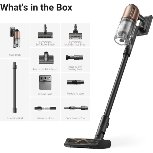 Dreame Z20 Cordless Vacuum Cleaner, Smart Vacuum Cleaner with 250AW Powerful Suction, Up to 90 Minutes Runtime, Versatile for All Surfaces