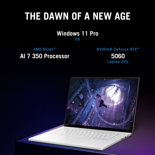 ASUS ROG Zephyrus G16 Gaming Laptop, Copilot+ PC - 16” 2.5K 240Hz/0.2ms OLED Display, AMD Ryzen AI 7 350, NVIDIA GeForce RTX 5070, 32GB, 1TB SSD,