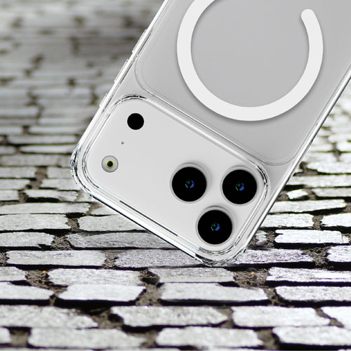 Étui rigide ajusté Tuff8 avec MagSafe pour iPhone 17 Pro Max - Transparent