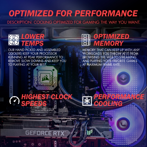 Gigatech Gaming Apollo 5 Gaming PC Desktop - AMD Ryzen 5 5500 4.2GHz 6-Core, NVIDIA RTX 3050 GPU Graphics Card, 32gb DDR4 3200MHz, 512GB SSD + 6TB