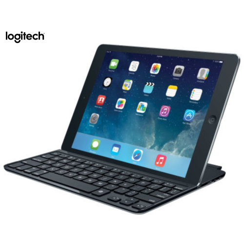 Refurbished - Logitech Ultrathin Keyboard Cover for iPad Air (1st generation) - i5 - Grey (920-006501)