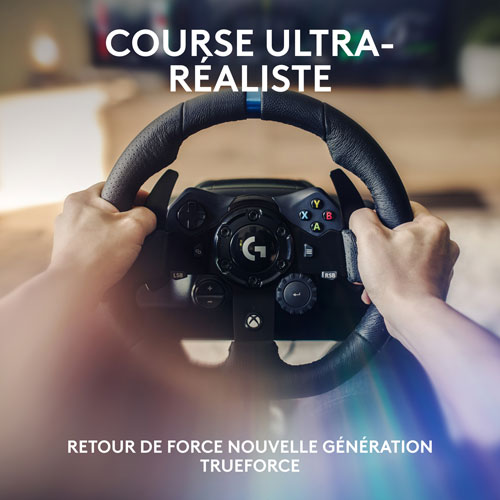 Volant de course et pédales G923 de Logitech avec levier de vitesse Driving Force pour Xbox Series X|S et Xbox One