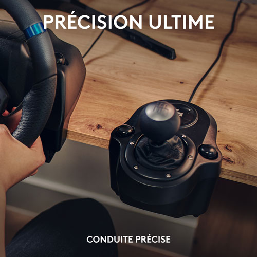 Volant de course et pédales G923 de Logitech avec levier de vitesse Driving Force pour Xbox Series X|S et Xbox One