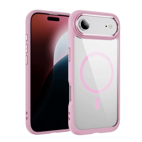 [CS] Transparent Hard PC Hybrid Magnetic MagSafe Case Cover for iPhone 17 Air, Rose Gold