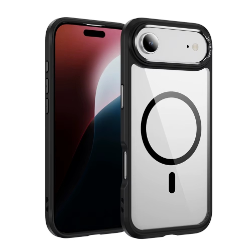 [CS] Transparent Hard PC Hybrid Magnetic MagSafe Case Cover for iPhone 17 Air, Black