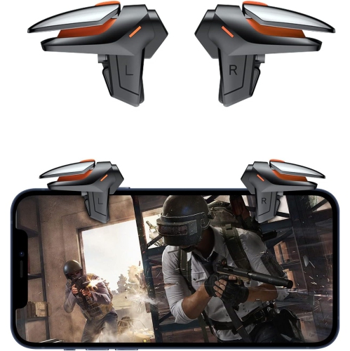 Newseego pour manette de jeu PUBG Trigger, [1 paire] Nouvelle version Smart Phone Manette de jeu Gamepad Grande épaisseur, Sentive Aim & Shoot