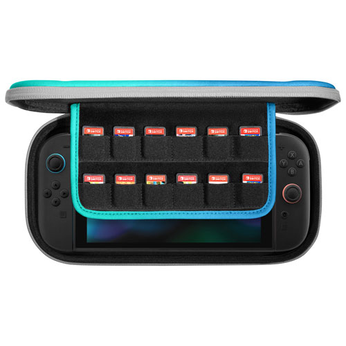 Étui mince Fancy Case-G05 de Tomtoc pour Nintendo Switch 2 - Bleu océan