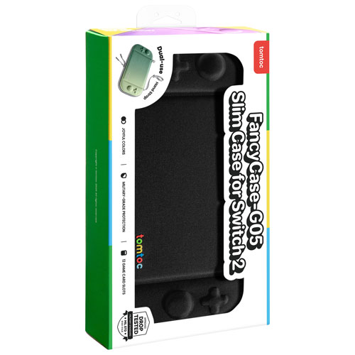 Étui mince Fancy Case-G05 de Tomtoc pour Nintendo Switch 2 - Bleu océan