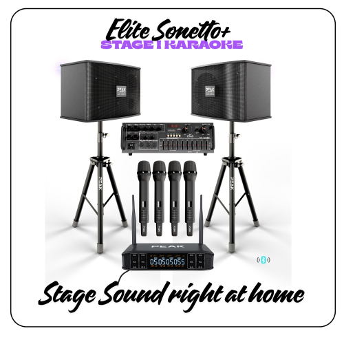 Système de karaoké ELITE Sonetto+ STAPE I DE PEAK Karaoke - 1200 W