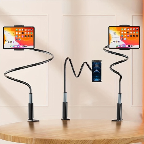 Gooseneck Tablet Holder, Flexible and Adjustable Mobile Phone Holder with Long Arms