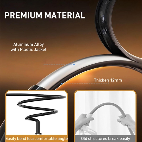 Gooseneck Tablet Holder, Flexible and Adjustable Mobile Phone Holder with Long Arms