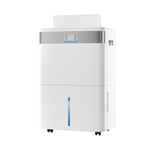 VEVOR 80 Pints Dehumidifier for Home & Basement, Drain Hose for Commercial & Industrial Use, Smart Humidity Control, Low Noise for Large Rooms,